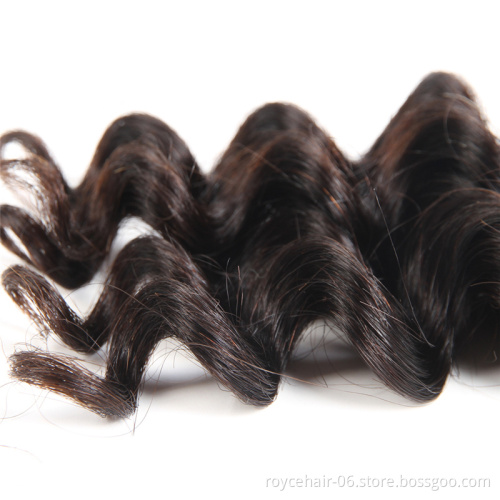 Beautiful Curl Raw Material Virgin Hair Unprocessed Natural Color Weave Bundles For Sale, Brazilian Natural Wave Hair